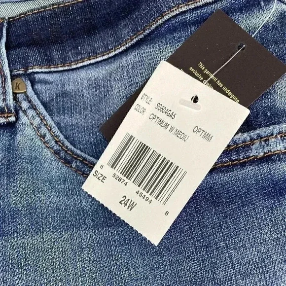 Kut from the Kloth  High Rise Button Fly Denim Shorts sz 24 W - Picture 6 of 7